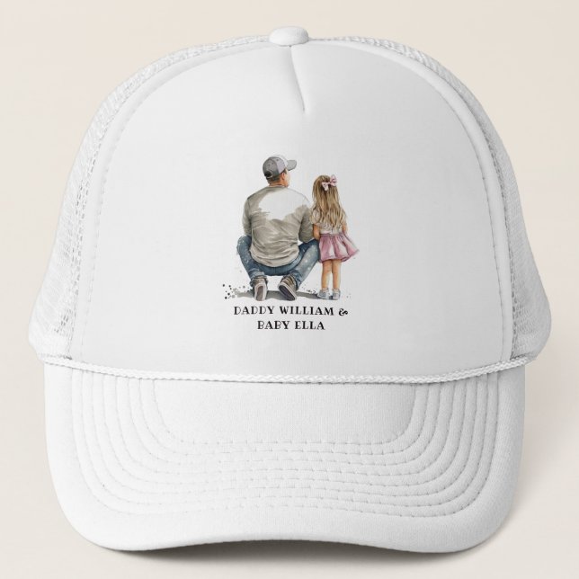 Gorra De Camionero Padre negro y bonos de la hija (10) (Anverso)