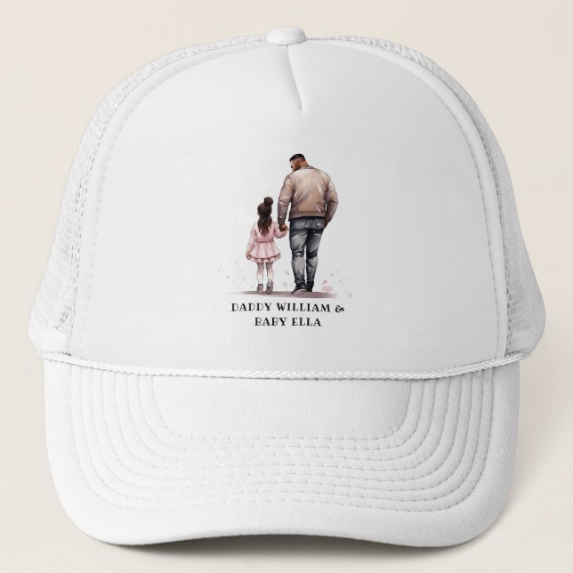 Gorra De Camionero Padre negro y bonos de la hija (7) (Anverso)