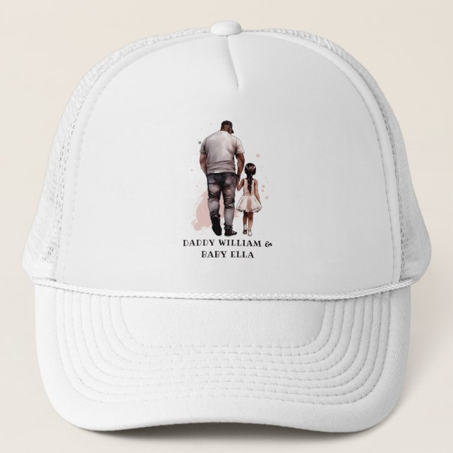 Gorra De Camionero Padre negro y bonos de la hija (8) (Anverso)