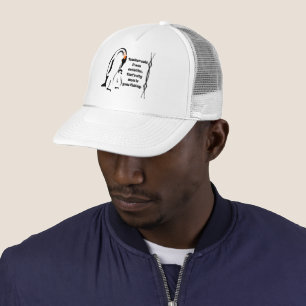 Gorra De Camionero Padre pingüino emperador de pie con hijo