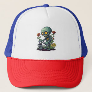 Gorra De Camionero Padre Planta Zombie
