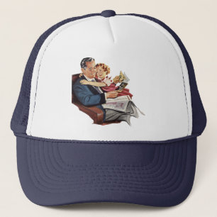 Gorra De Camionero Padre y Hija Vintage, ¡Feliz Día del Padre!