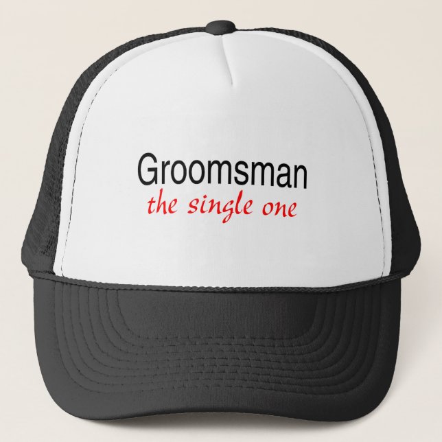 Gorra De Camionero Padrino de boda (el solo) (Anverso)