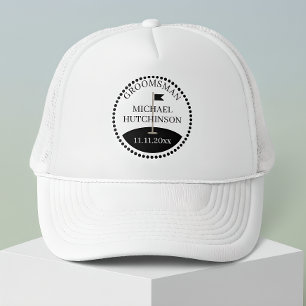 Gorra De Camionero Padrino Nombre Golf de Boda