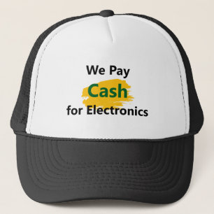 Gorra De Camionero Pagamos Efectivo por Electrónicos