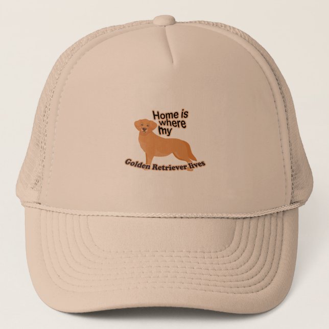 Gorra De Camionero Página principal de Golden Retriever (Anverso)