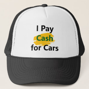 Gorra De Camionero Pago Efectivo por Coches
