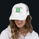 Gorra De Camionero Pago QR de la bachillerato de la novia rosa y verd<br><div class="desc">Una manera mucho más segura de dejar que extraños, amigos o familia compren a la futura novia un trago en su noche de soltera, este lindo camionero que incluye texto editable y un escandaloso código QR configurado con una opción de pago personalizado. Un marco precoz de rosa y verde es...</div>