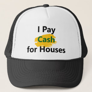 Gorra De Camionero Pagué dinero en efectivo para las casas