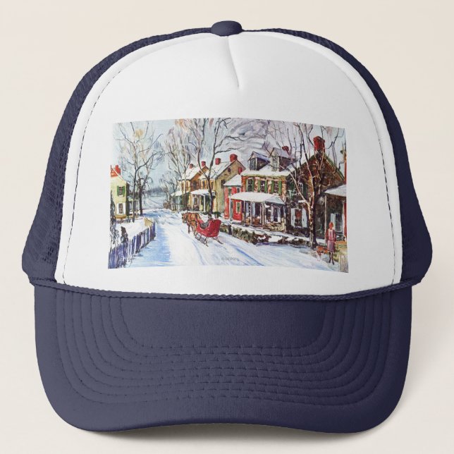 Gorra De Camionero País de las maravillas del invierno (Anverso)