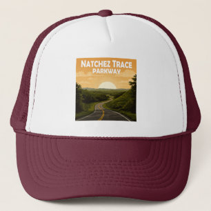 Gorra De Camionero Paisaje de Natchez Trace Parkway Mississippi