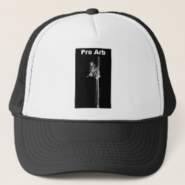 Gorra De Camionero Paisaje en Chainsaw de árboles árabes arboristas