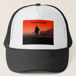 Gorra De Camionero Paisaje en Chainsaw de árboles árabes arboristas