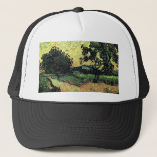 Gorra De Camionero Paisaje en el castillo de Auvers