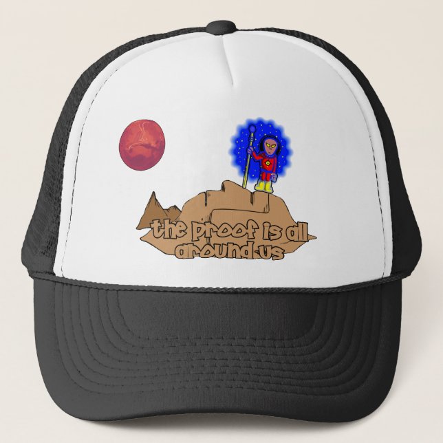Gorra De Camionero Paisaje extranjero (Anverso)