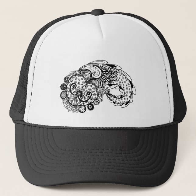 Gorra De Camionero Paisley divino (Anverso)