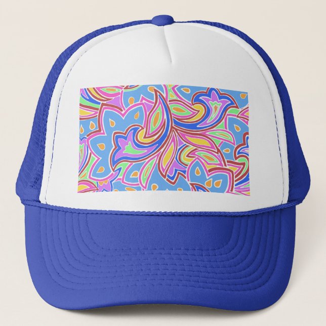 Gorra De Camionero Paisley Multi (Anverso)