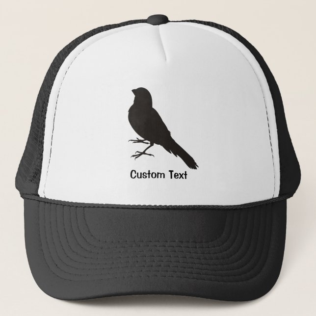Gorra De Camionero Pájaro canario permanente (Anverso)