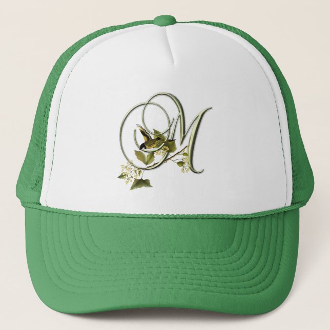Gorra De Camionero Pájaro cantante M inicial (Anverso)