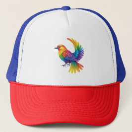 Gorra De Camionero Pájaro colorido