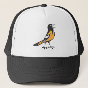 Gorra De Camionero Pájaro de Baltimore Oriole