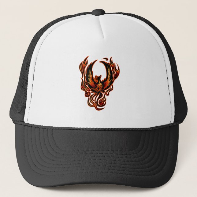 Gorra De Camionero Pájaro De Fuego (Anverso)