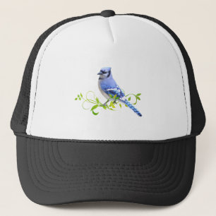 Gorra De Camionero Pájaro del arrendajo azul