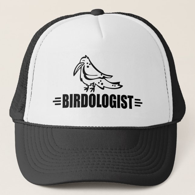 Gorra De Camionero Pájaro Divertido (Anverso)