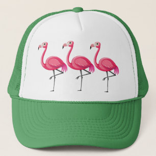Gorra De Camionero Pájaro Flamingo Rosa-89686