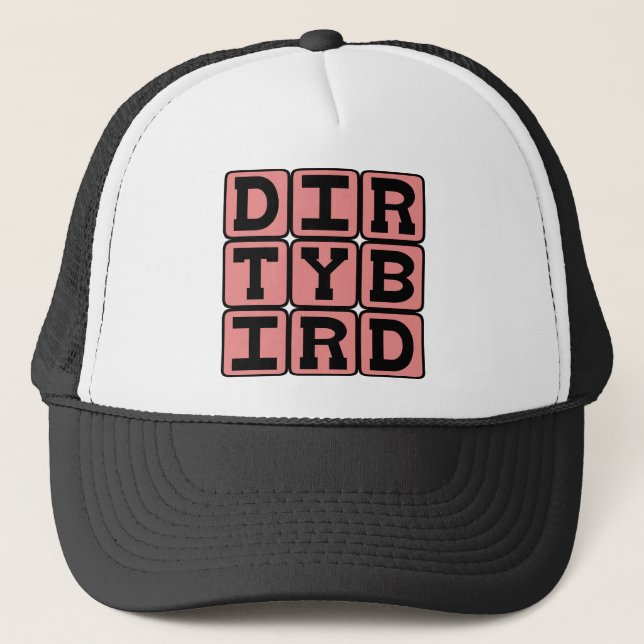 Gorra De Camionero Pájaro Sucio, Cóctel (Anverso)