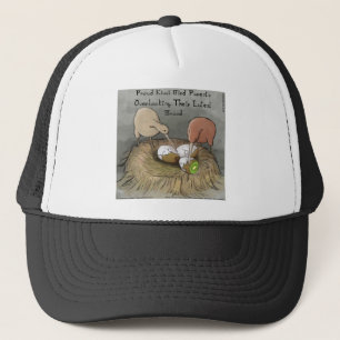 Gorra De Camionero Pájaros Kiwi Divertidos Cuidando su Fruta