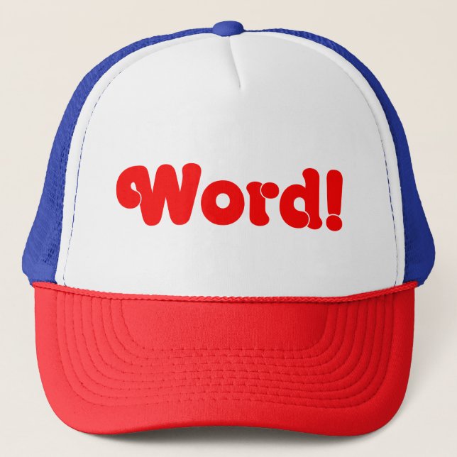 Gorra De Camionero ¡Palabra! (Anverso)