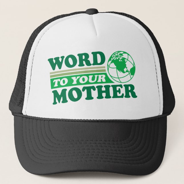 Gorra De Camionero Palabra a su madre (Anverso)