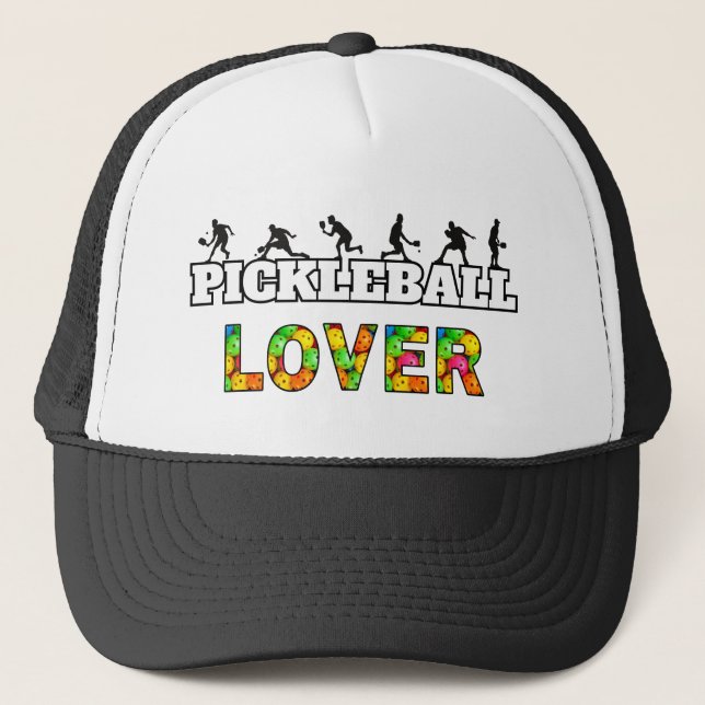 Gorra De Camionero Palabra de pellebol Silhouettes masculino Lover Ba (Anverso)