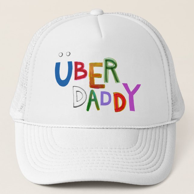 Gorra De Camionero Palabras estupendas del arte de la diversión del (Anverso)