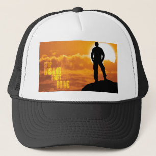 Gorra De Camionero Palabras Motivacionales - Dejar De Desear, Empezar