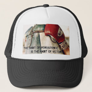 Gorra De Camionero Palabras motivacionales - El hábito de la persiste