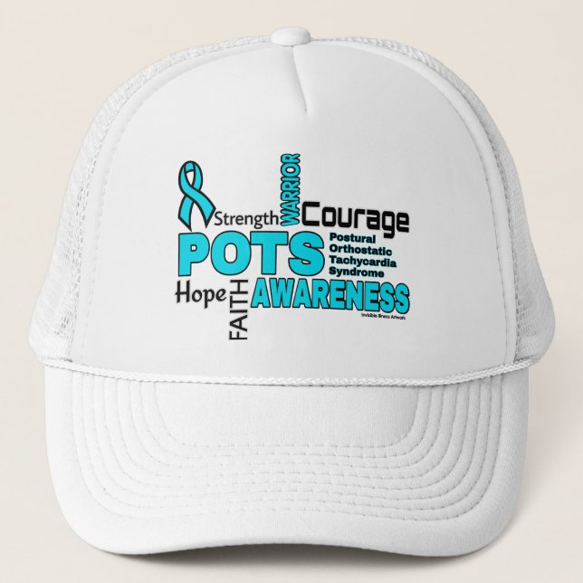 Gorra De Camionero Palabras...POTS (Anverso)