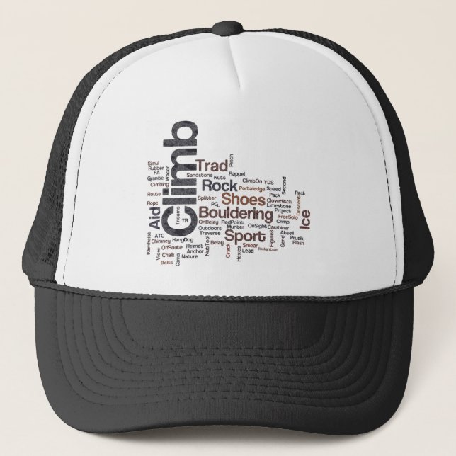 Gorra De Camionero Palabras que suben (Anverso)