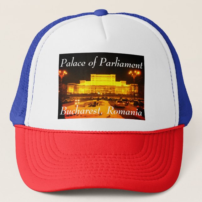 Gorra De Camionero Palacio del Parlamento, Bucarest, Rumania (Anverso)