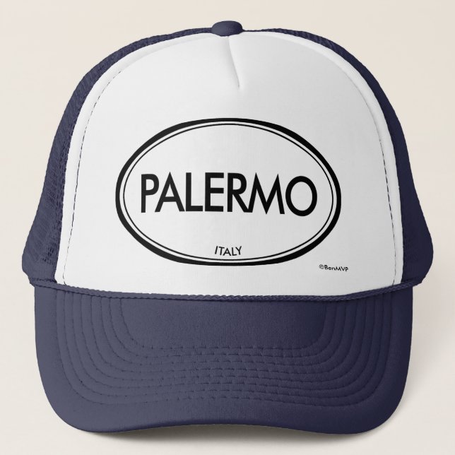 Gorra De Camionero Palermo, Italia (Anverso)