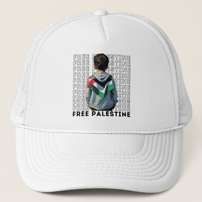 GORRA DE CAMIONERO PALESTINA LIBRE (Anverso)