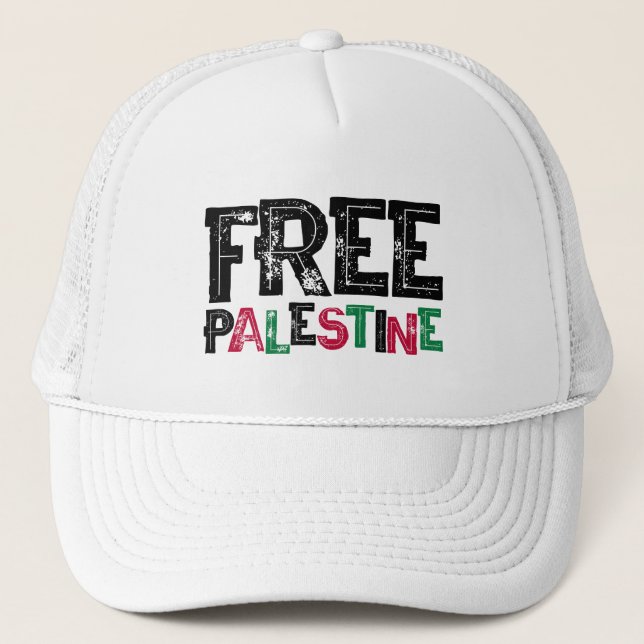 Gorra De Camionero Palestina Libre (Anverso)