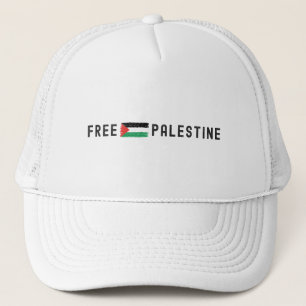 GORRA DE CAMIONERO PALESTINA LIBRE CON BANDERA