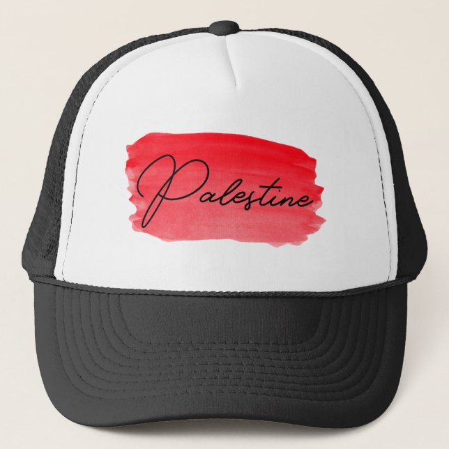 Gorra De Camionero Palestina Libre de Gaza (Anverso)