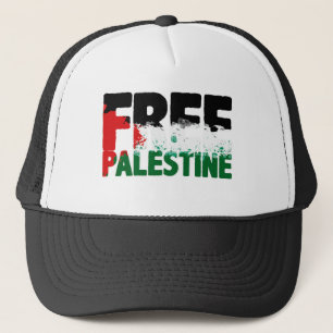 GORRA DE CAMIONERO PALESTINA LIBRE DETENGA LA GUERRA EN GAZA