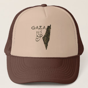 Gorra De Camionero Palestina Libre Gaza Libre - diseño de camuflaje