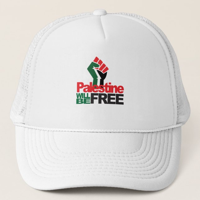 Gorra De Camionero Palestina será libre (Anverso)