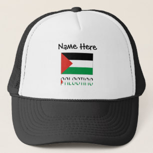 Gorra De Camionero Palestina y bandera de Palestina personalizados 