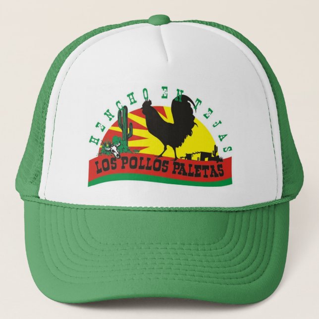 Gorra De Camionero paletas del los Pollos (Anverso)